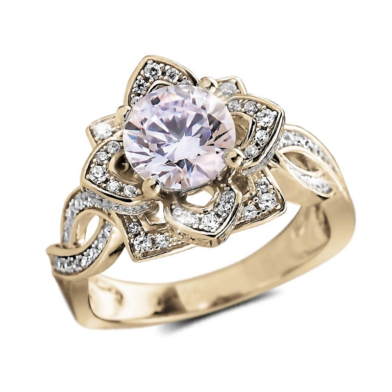Garden Rose Gold Ring 10