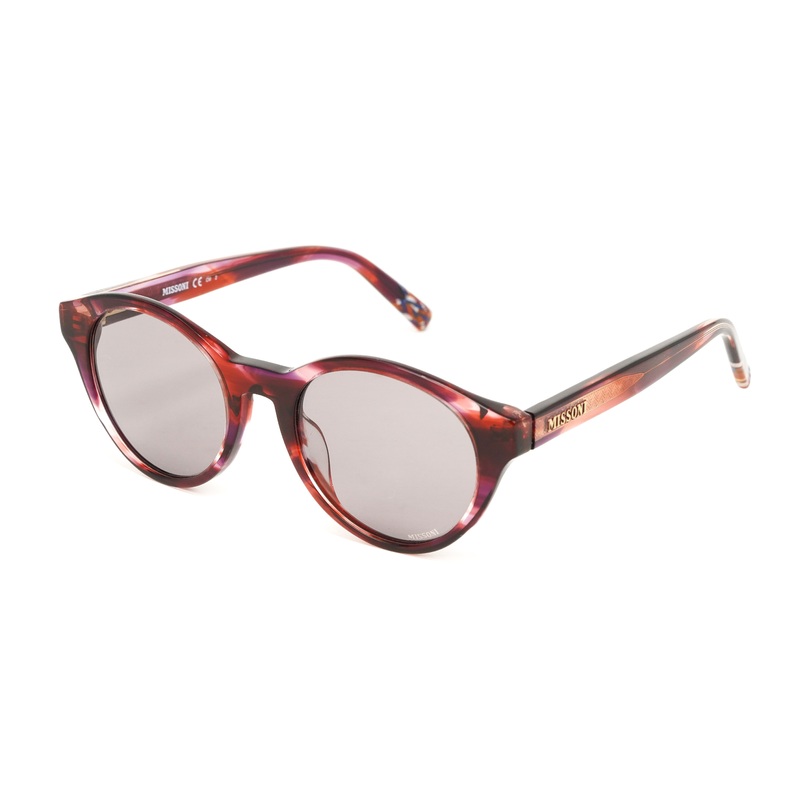 Missoni Women's Sunglasses Round Pink/Red Horn MIS 0030/S S2Y