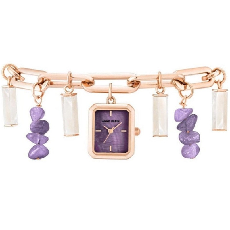 Anne Klein Ladies Watch AK/4108AMCH 30 Purple Stainless Steel