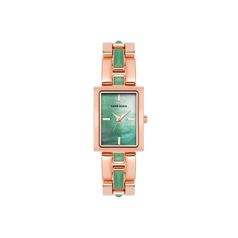 Anne Klein AK/4156AVRG Women's Watch 28 Green Stainless Steel