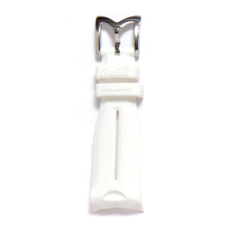 Gag Milano Manuale 48mm Silicone White Watch Strap