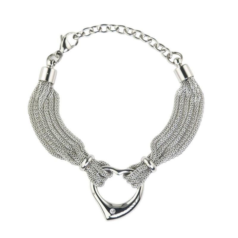 Steel Heart Bracelet