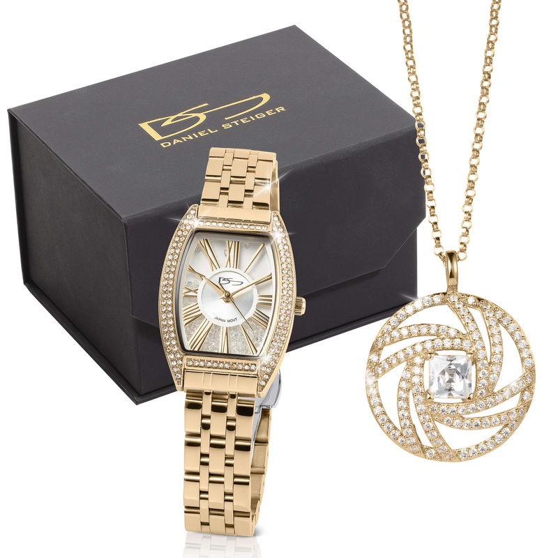 Aurora Harmony Gold Watch Box Set