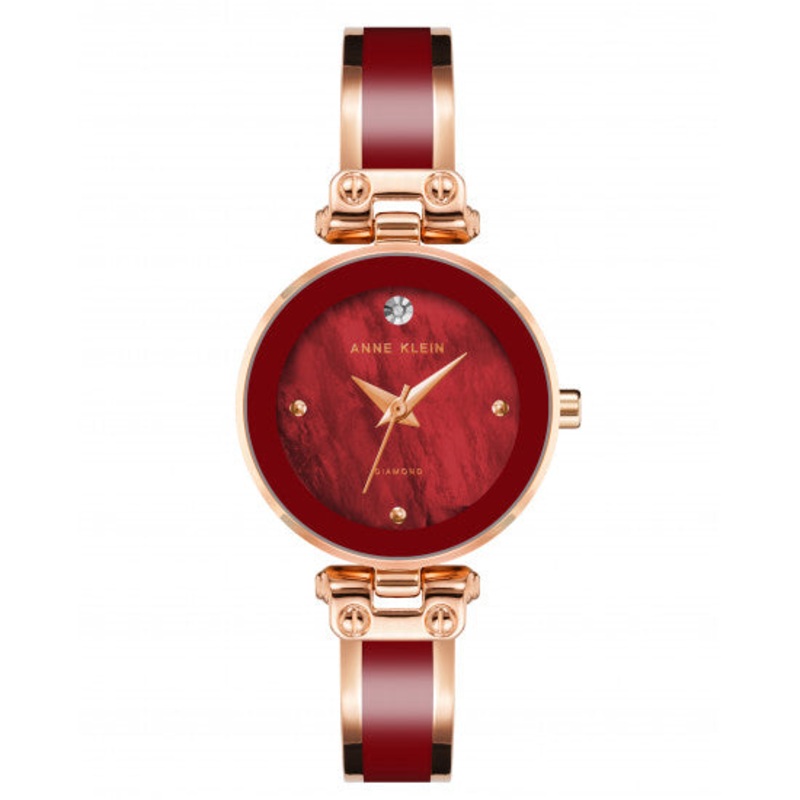 Anne Klein AK/1980BYRG Ladies Watch 28 red Stainless Steel