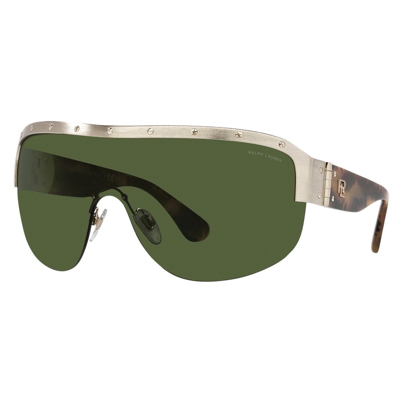 Ralph Lauren Women's Sunglasses Shield Tortoise/Green RL7070 911671