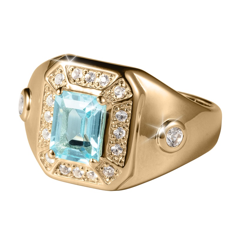 Topaz Skies Men's Ring 9