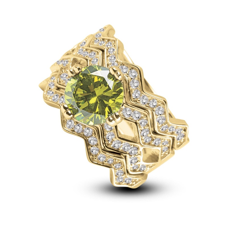 Victoriana Zig Zag Ring 5