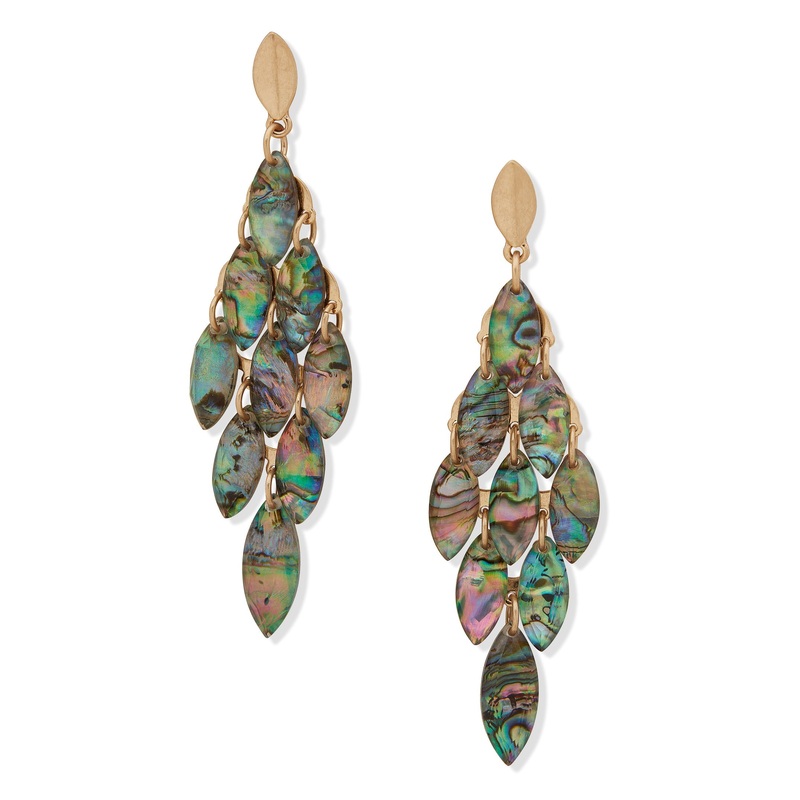 Lonna & Lilly 15G00439 Pierced Earring Blue-Green brass Pierced Earring
