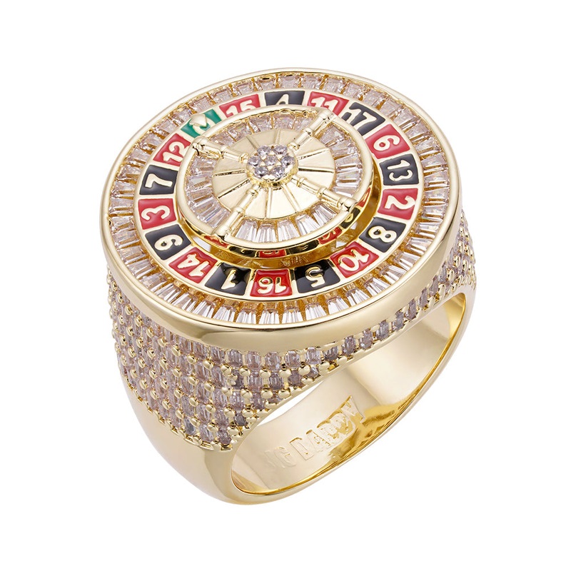 Big Daddy Roulette Baguette Diamond Ring 8