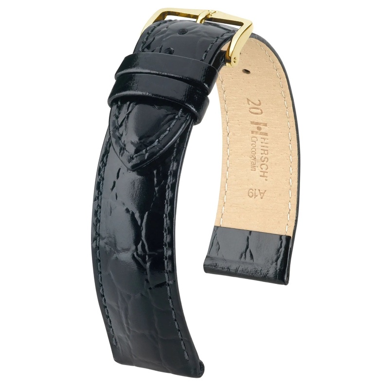 Hirsch Crocograin M 14mm Strap 12302850-1-14