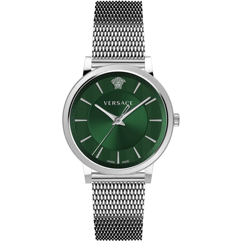 Versace Men's Watch V-Circle Green Bracelet VE5A00620