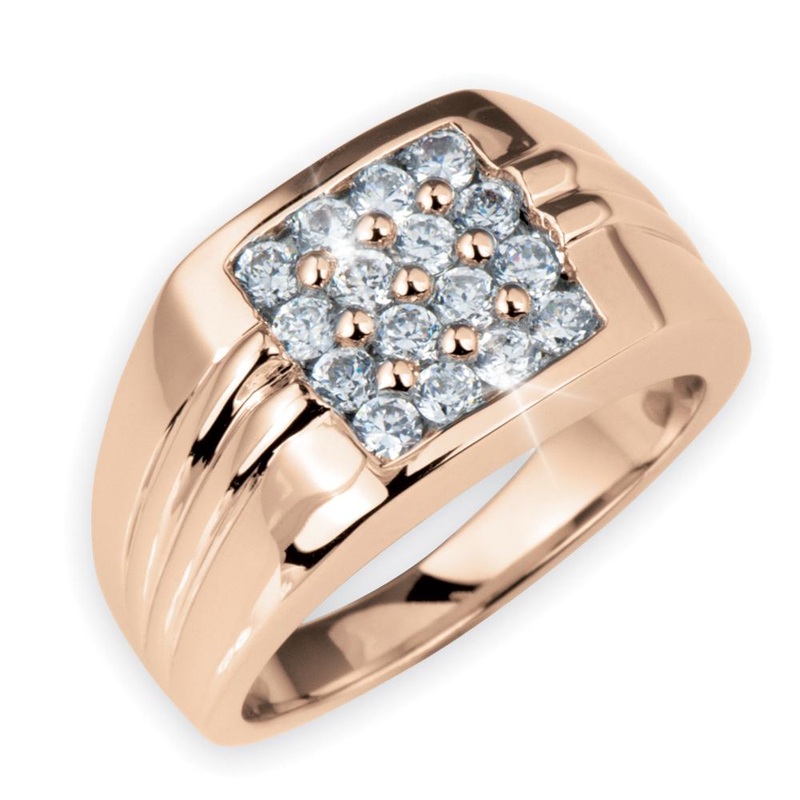Mirage Men's Ring Rose Gold 13