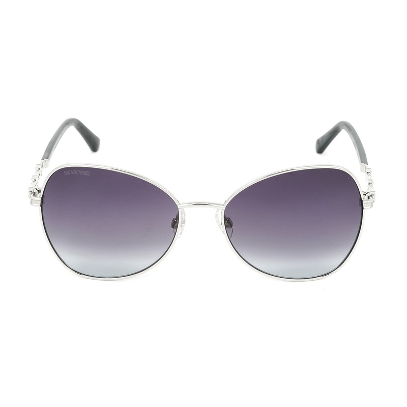 Swarovski Women's Sunglasses Butterfly Pilot Dark Grey SK0290/S 16B