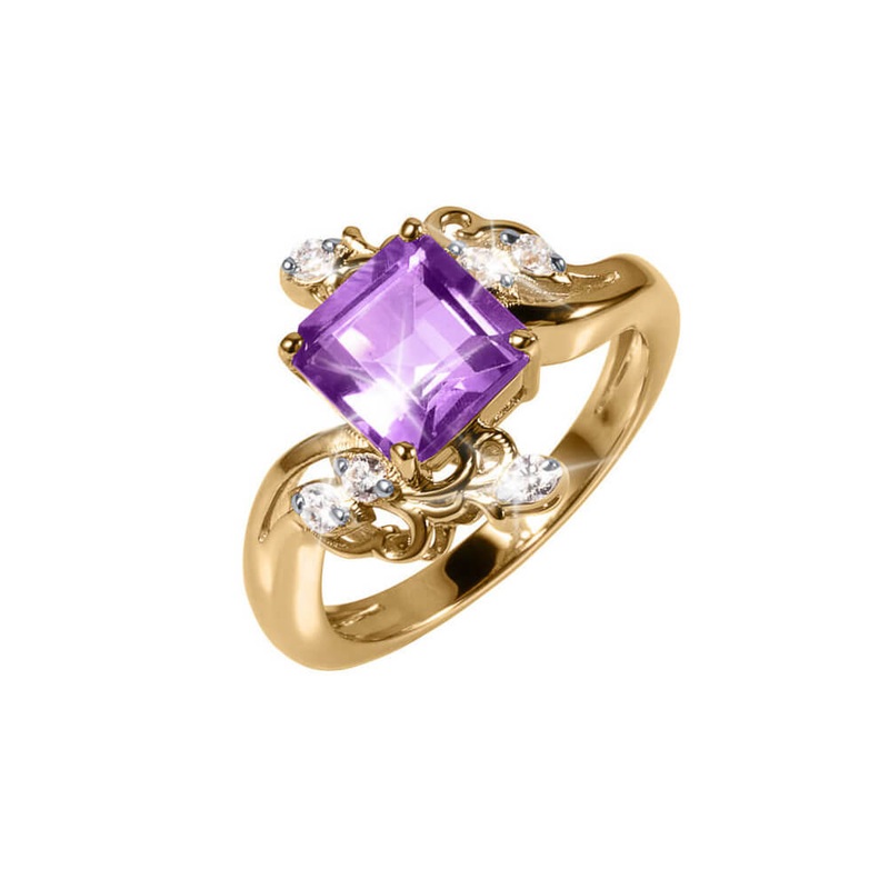 Amethyst Orchard Ring 5
