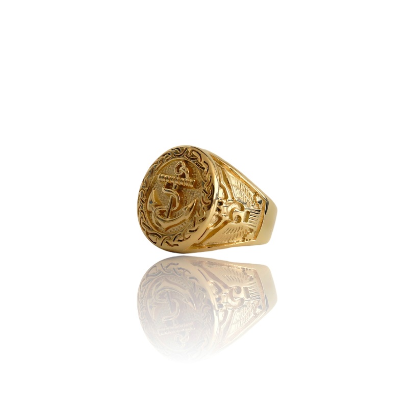 Big Daddy Maritime Gold Ring 8