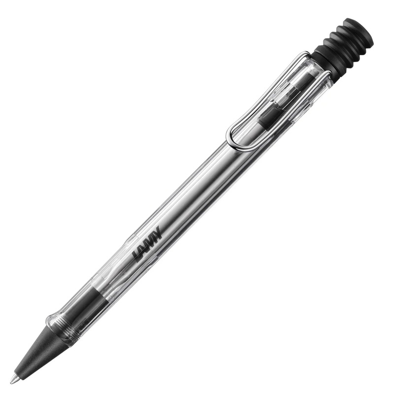 Lamy Safari BallPoint Vista Medium Nib M16bk transparent plastic
