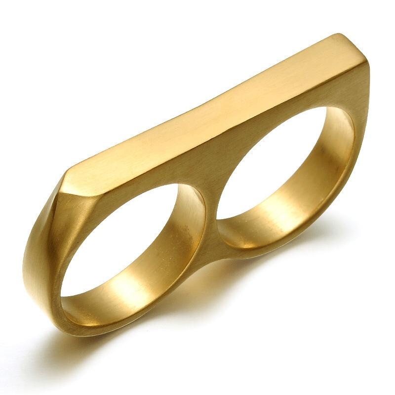 Big Daddy Outlaw Double Gold Ring 8