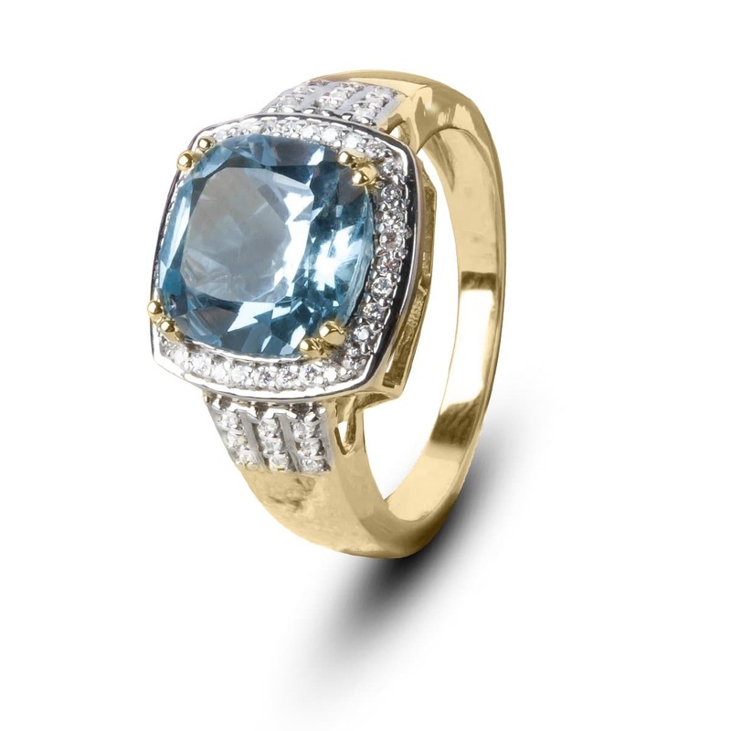 Grace Blue Topaz Ring 7