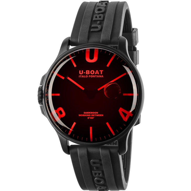 U-Boat 8466/B Men's Black Darkmoon IPB/A Watch