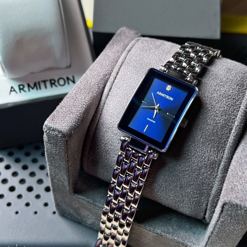 Armitron Blue Crystal Dial Bracelet Women's Watch| 75/5769BLSV