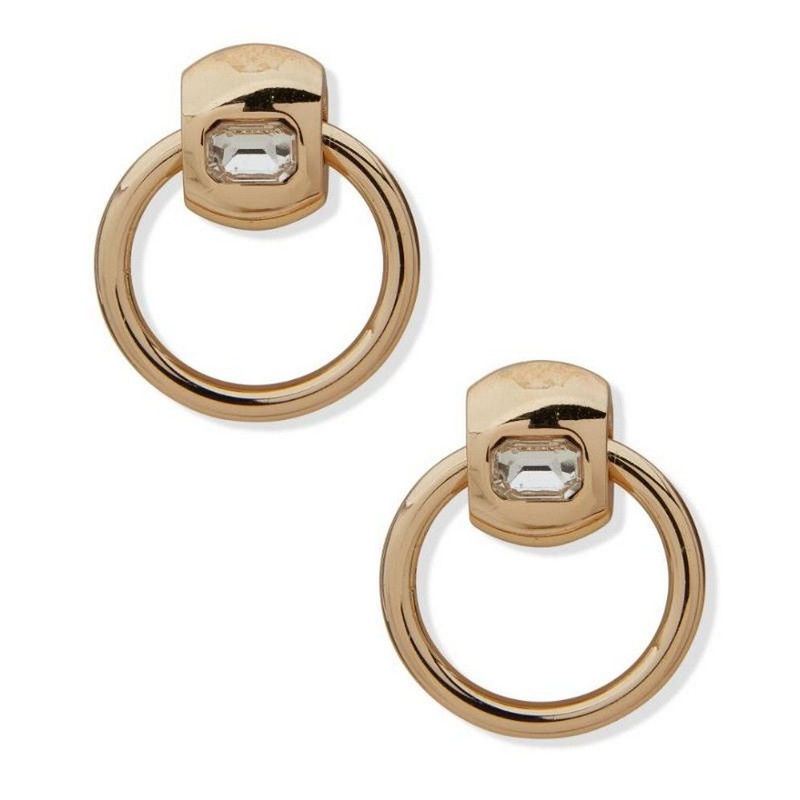 Nine West Jewelry 19G01291 Drop earrings with a sleek and modern design. Gold Metal Earrings