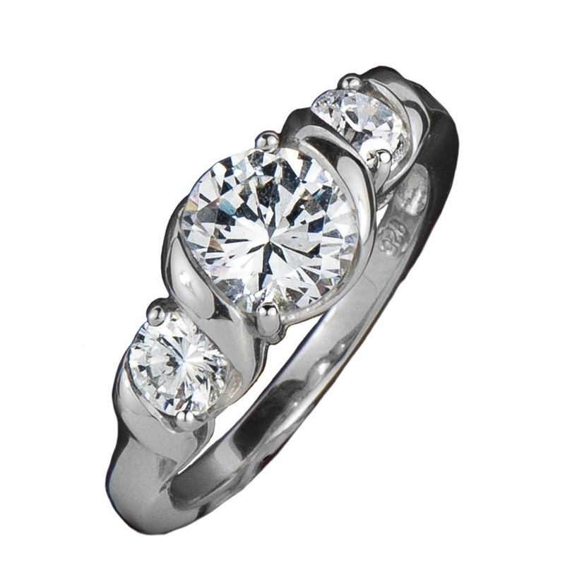 Solitaire Twist Ring 5