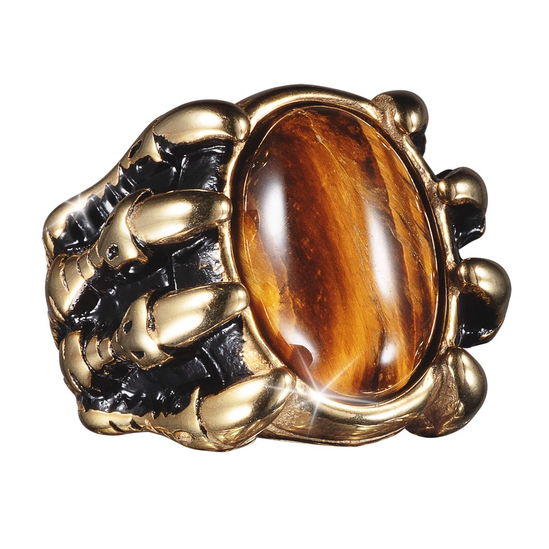 Tiger's Grasp Men's Ring 10
