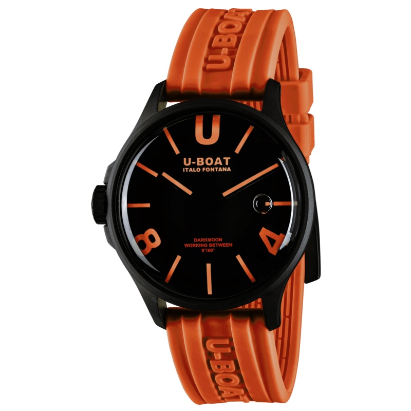 U-Boat Capsoil Darkmoon Men's Orange Watch 9538