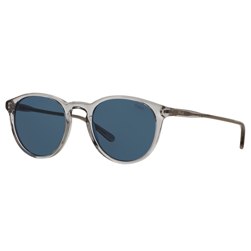 Polo Ralph Lauren 0PH4110 541380 50 (POL23) Men's Shiny Trasp Grey Sunglasses