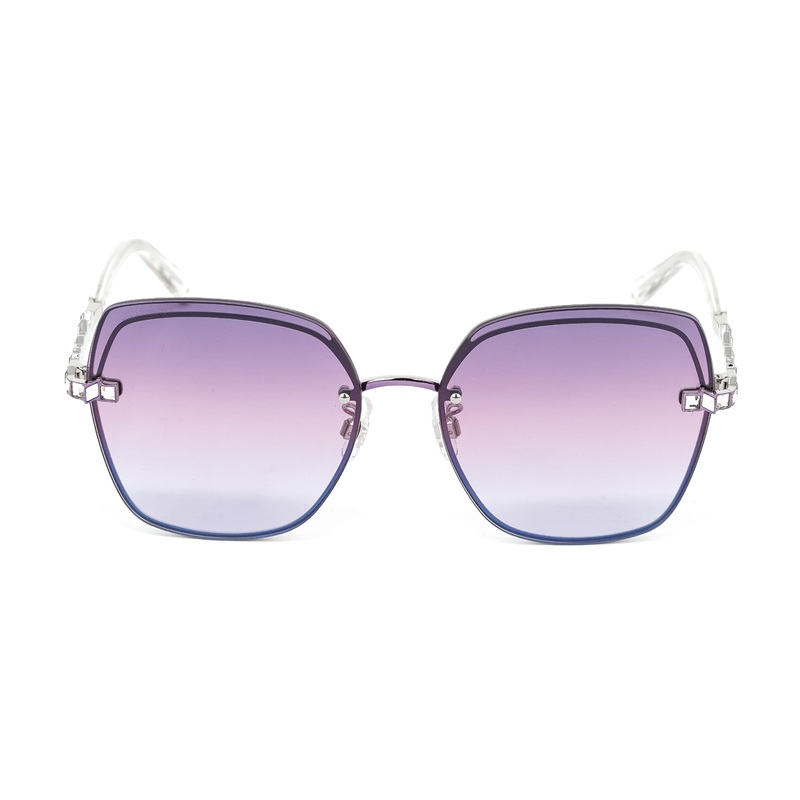 Swarovski Women's Sunglasses Square Gradient Purple SK0287-D/S 83Z