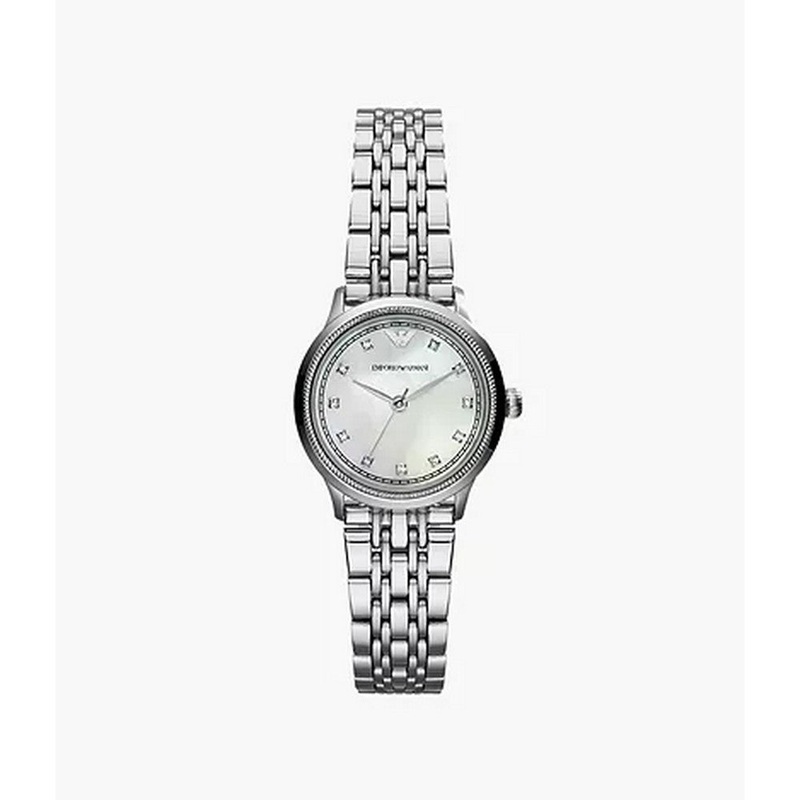 Emporio Armani AR1803 Watch 26 mm Mother of Pearl Stainless steel case, metal strap