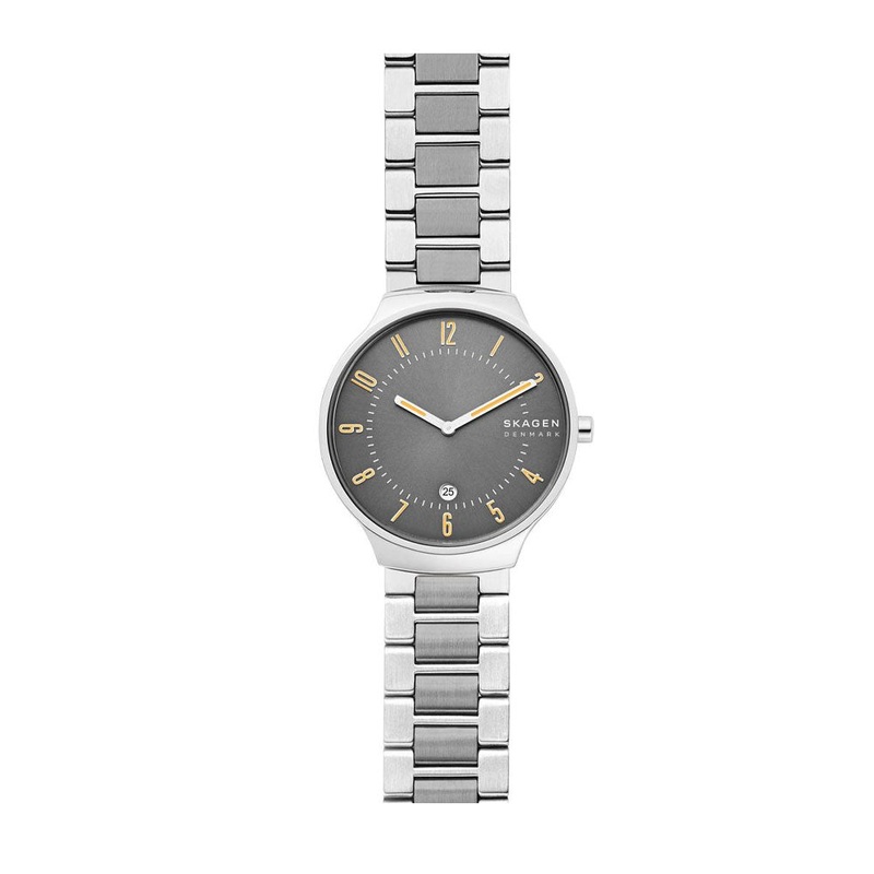 SKAGEN SKW6523 Grenen Quartz Gray Dial Men's Watch 38 Grey Stainless Steel