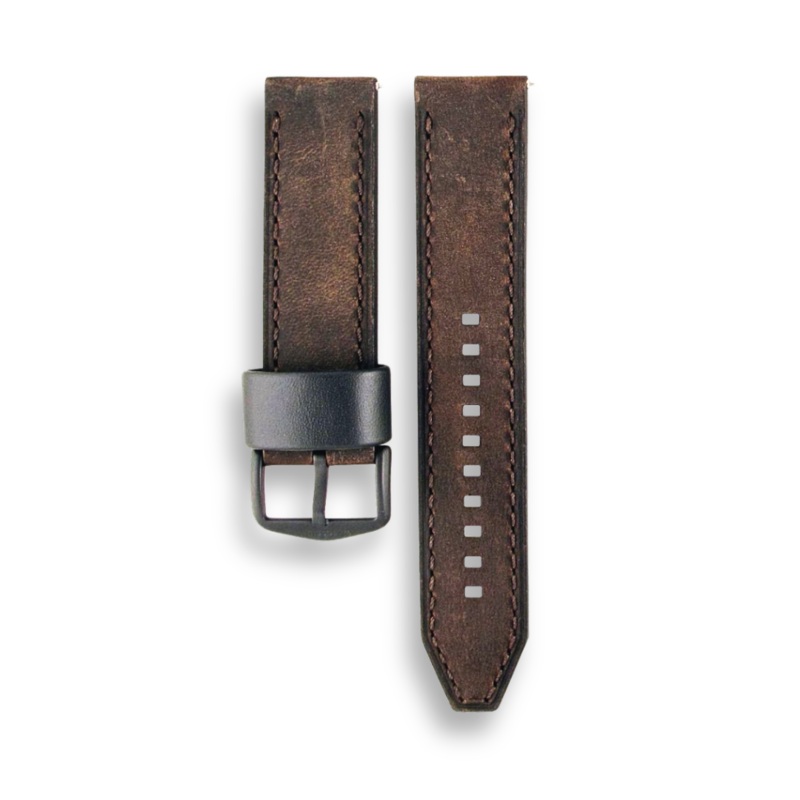 Fossil Leather Dark Brown Original Watch Strap FS4656S