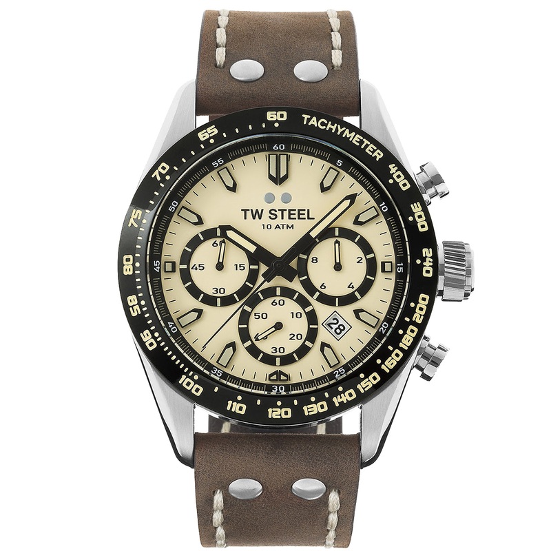 TW Steel Men's Brown Chrono Sport Watch CHS2