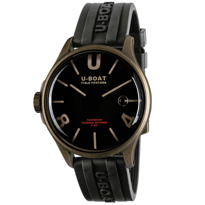 U-Boat Watch Darkmoon 44 Brown Curved Vintage PVD 9548