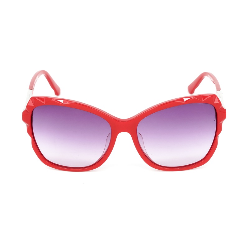 Swarovski Women's Flavia Sunglasses Cat Eye Red SK0106-F/S 72B