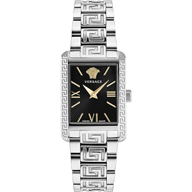 Versace Ladies Watch Tonneau 33mm Black Bracelet VE1C00822