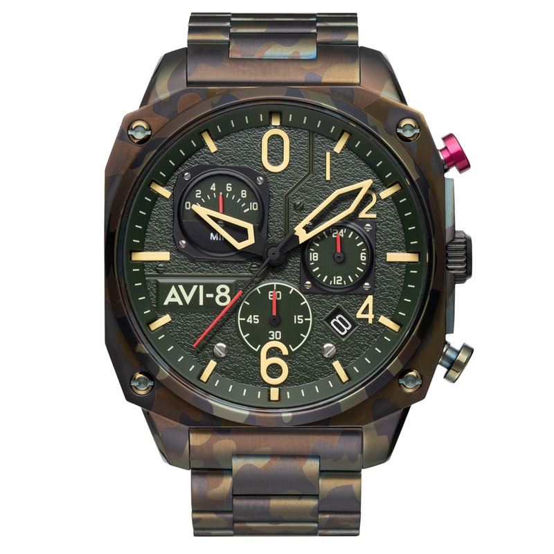 AVI-8 Men's Ground Camo Hawker Hunter Watch AV-4052-22