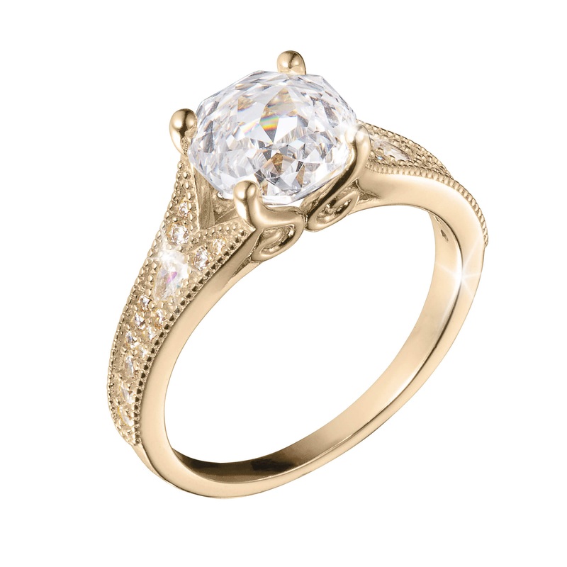 Enchanted Rose Clear Ladies Ring 5
