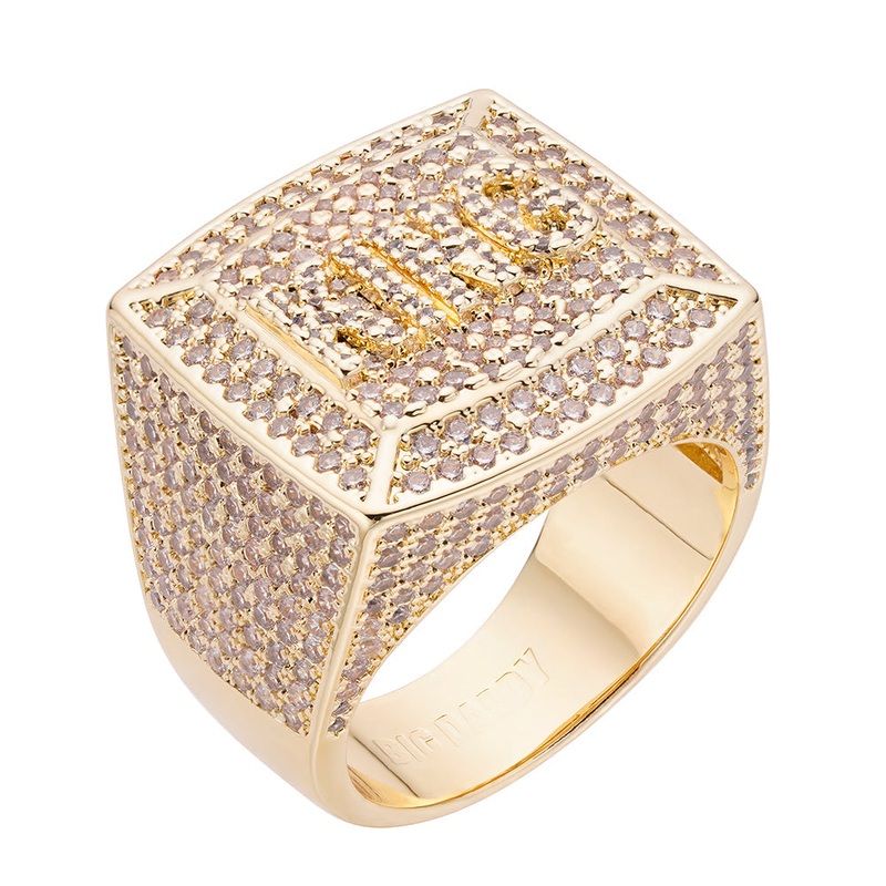 Big Daddy KING Iced Out Diamond Ring 8