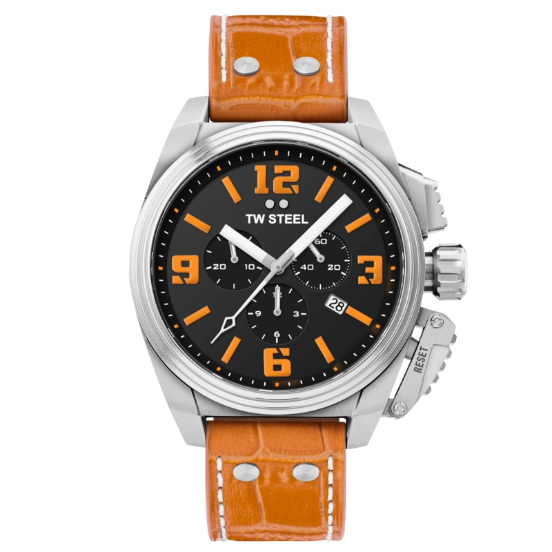 TW Steel Men's Orange Canteen Watch TW1012