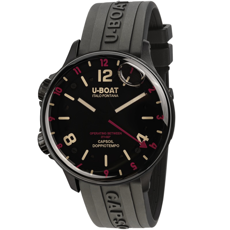 U-Boat Watch Doppiotempo 45 DLC Red Rehaut 8841/B
