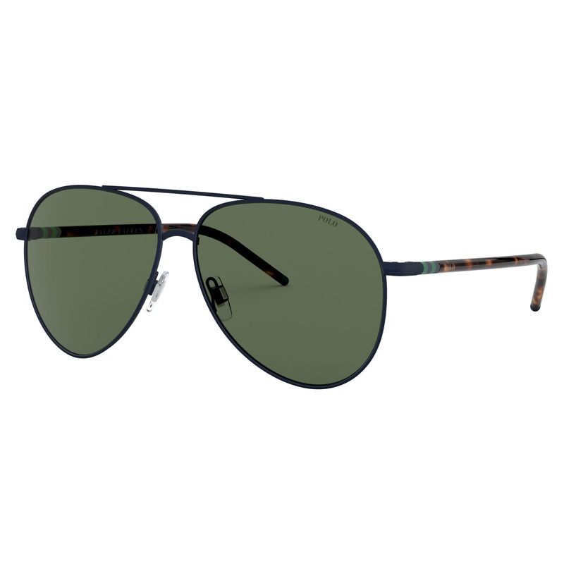 Polo Ralph Lauren 0PH3131 930371 59 (POL06) Men's Matte Navy Blue Sunglasses