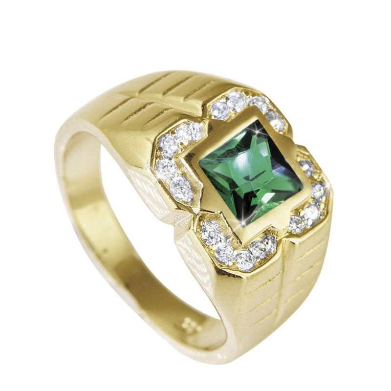 Ranger Men's Emerald Ring 13