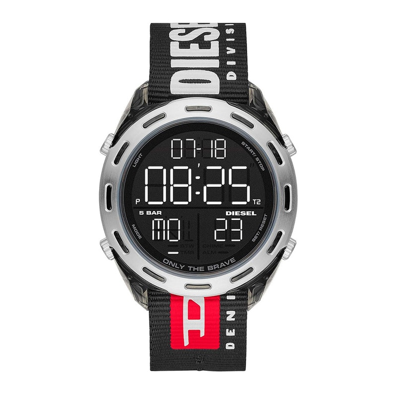 Diesel DZ1914 Men's Watch 46 Black Nylon