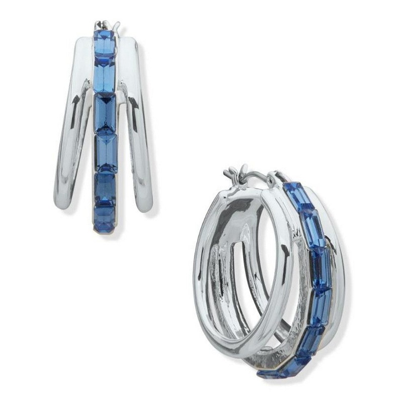 Nine West Jewelry 19G01332 Small Hoop Earrings Trio Set Multicolor Metal Earrings