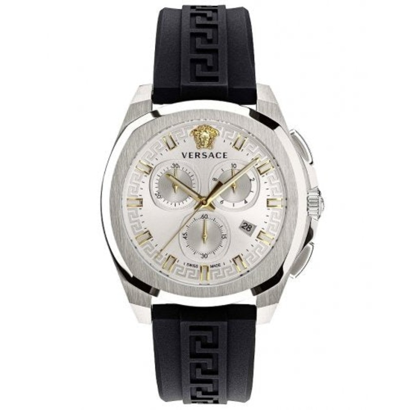 Versace Men's Watch Chrono Geo 43mm White VE7CA0123