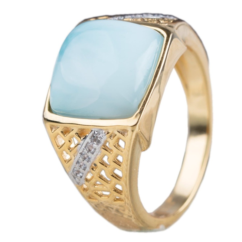 Atlantis Larimar Ring 10