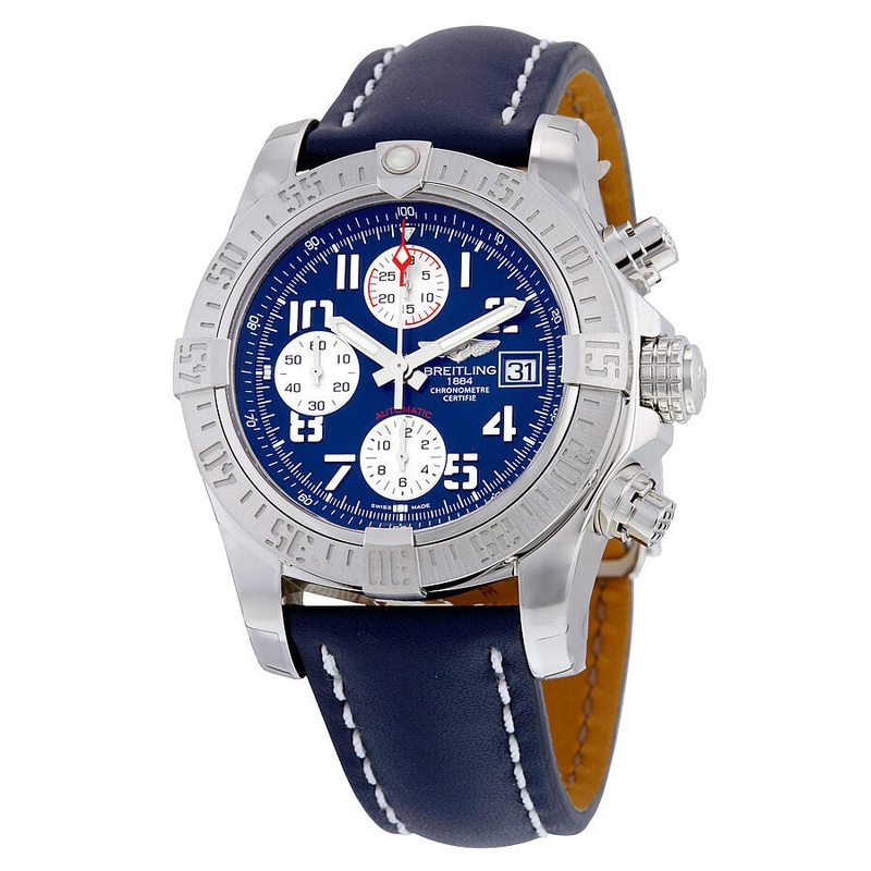 Breitling Avenger II Automatic Blue Dial Blue Leather Men's Watch A1338111-C870BLLD A1338111-C870-112X-A20D.1
