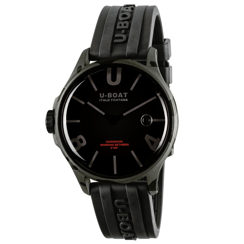 U-Boat Men's Watch Darkmoon 40mm Camouflage Black Grey 9552